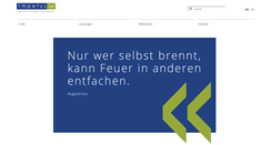 Desktop Screenshot of impetus-pr.de